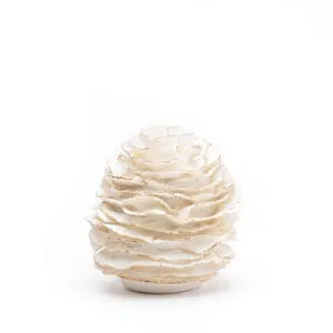 Fleur Gold Porcelain Objet